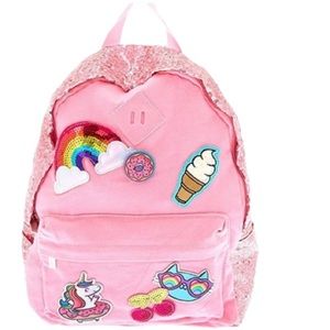 Claire's Pink Sequin Backpack w/decor